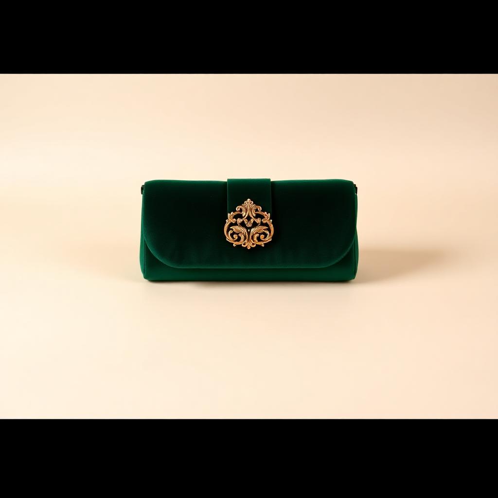 Esmeralda Velvet Clutch